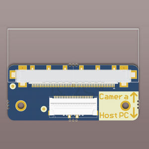 Adapter board from X2 flex to X4 flex for xiX cameras  - 3