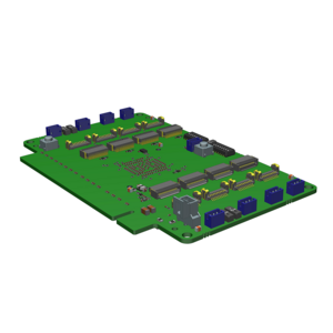 Host adapter with 8 ports for PCIe Gen.3 x4 Firefly cables - 2