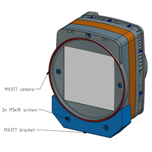 XIMEA - Tripod mount for MX377 model - 2