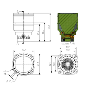 X-ray camera with 51.2 Mpix Gpixel GMAX4651 sCMOS 77 x 55 mm sensor and PCIe Gen 2 interface - 3