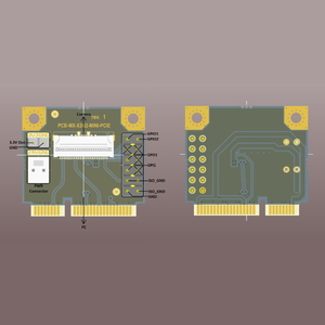 Adapter board for xiX X2 cameras - flex to Mini PCIe - 3