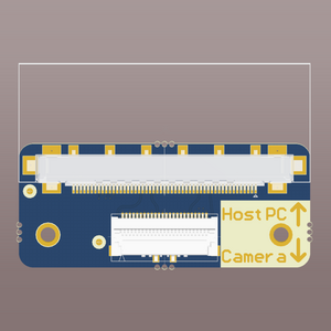 Adapter board from X2 flex to X4 flex for xiX cameras  - 2