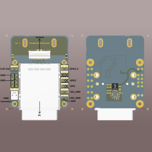 Adapter board for xiX X2 cameras - flex to iPass Host - 2