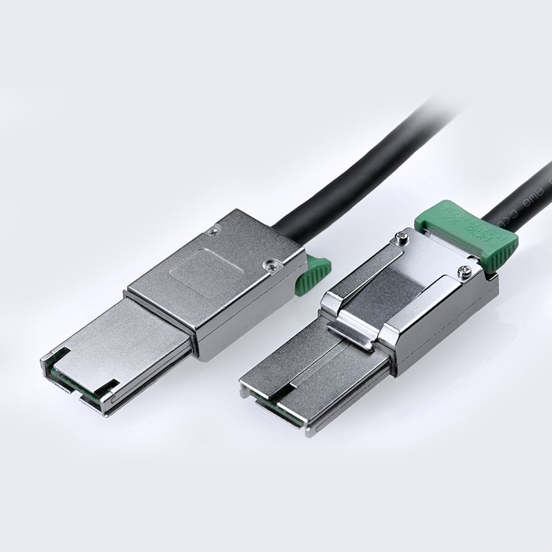 2.0m PCIe Gen.2 x4 copper iPass cable for xiB cameras - 1