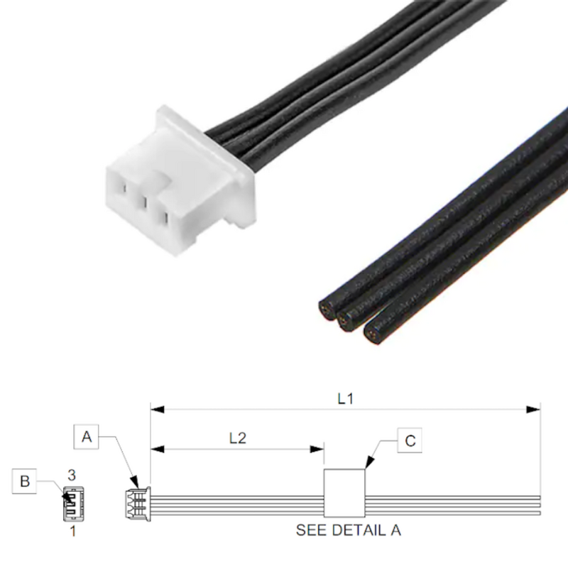 0.4m I/O Sync and trigger cable for xiQ-S7 board-level cameras - 1