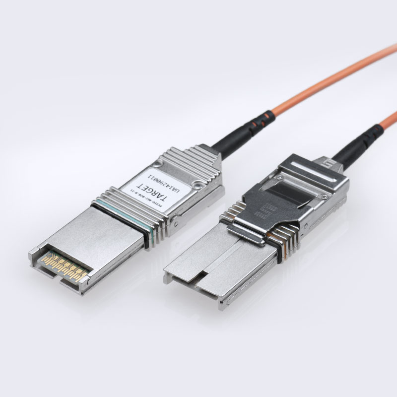 20.0m PCIe Gen.3 x4 fiber iPass cable for xiB cameras - 1