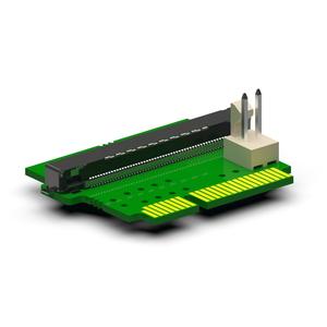 Adapter board for xiX X4 cameras - FL to Mini PCIe - 1